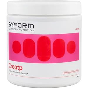 syform CREATP, Creatina micronizzata 200 mesh, Eccellente tonico-energetico, Aminoacidi, Senza Glutine, Senza Lattosio, 250 G