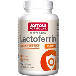 Jarrow Formulas, Lactoferrin (Apolactoferrina), 250mg, 60 Capsule, Testato in Laboratorio, Senza Soia, Senza Glutine, Non OGM
