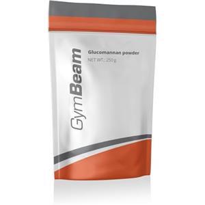 GymBeam Integratore Dimagrante Glucomannano 250 g in Polvere, Fibra Solubile dalla Radice di Amorphophallus Konjac, Favorisce la Perdita di Peso, si Lega all'Acqua favorendo la Sazietà, Vegani