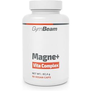 GymBeam Magne+ Vita Complex - Magnesio e Vitamine del Gruppo B per Riduzione di Stanchezza e Affaticamento, Supporto a Muscoli e Sistema Nervoso, Capsule Vegane, Senza Glutine e Lattosio, 90 cps