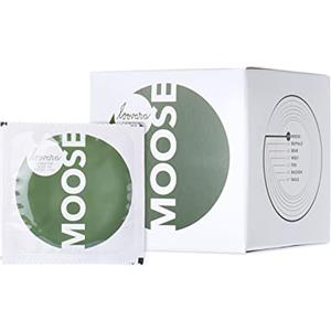 LOOVARA Preservativi Loovara, ultrasottili, 12 pezzi - taglia XXXL 69 mm - Divertimento e sensazioni durante il sesso - Vegani, Fair Rubber, colori trasparenti e naturali con serbatoio e lubrificante