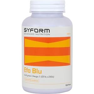 syform EFA BLU, Acidi grassi Omega 3 TG al 72%, Protezione cardiovascolare, Coadiuvante nell'infiammazione cronica, Micronutrients, Senza Glutine, Senza Lattosio, 120 PERLE