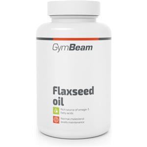 GymBeam - Olio di Semi di Lino di Alta Qualità, 2000 mg per dose, Olio di Lino in Comode Capsule, Fonte di Omega 3, 6 e 9, Acidi Alfa-Linolenici e Linoleico, Vitamina E, Flaxseed Oil per la Salute