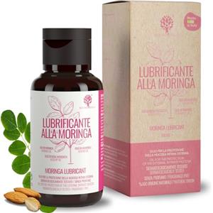 RedMoringa Lubrificante Intimo con Olio di Moringa e Olio di Mandorle e Rosa per Secchezza Vaginale - Lubrificante Sessuale Inodore per Uso Esterno | Idratazione Lunga Durata, Emolliente | 100ml - RedMoringa