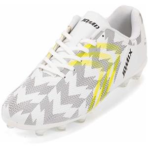 JOMIX Scarpe da Calcio Uomo FG - Leggere, Antiscivolo e Resistenti con Tomaia Sintetica MOS250439 (Giallo, 45)