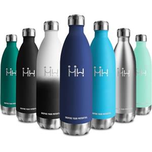 KollyKolla Borraccia Termica 1L, Bottiglia Termica Senza BPA, Borraccia Acciaio Inox, A Prova di Perdite, Riutilizzabile, Doppia Parete Isolata, Bottiglia Acqua per Scuola, Viaggi, Sport, Ragazzi, Ragazze