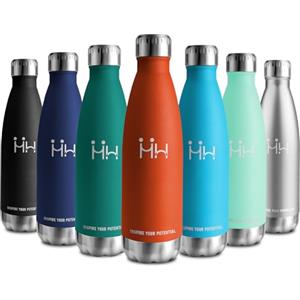 KollyKolla Borraccia Acciaio Inox 750ml, Doppia Parete, Bottiglia Acqua a Prova di Perdite, Bottiglia Termica Senza BPA, Facile da Pulire, Borraccia Termica per Bambini, Adulto, Scuola, Viaggio, Palestra