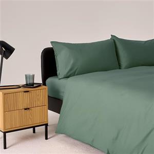Bassetti COMPLETO COPRIPIUMINO MATRIMONIALE, SALVIA, 100% COTONE, 250X200