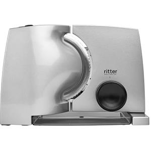 Ritter Compact 1 Affettatrice Elettrica con Motore Eco, 65 W, Metallico, Griggio
