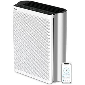 LEVOIT Purificatore d'Aria per Soggetti Allergici, per Ambienti Grandi, CADR 612m³/h, Monitor della Qualità dell'Aria a 3 Canali, WiFi, per Animali Domestici, Fumo, Polvere, Polline, Controllo Alexa