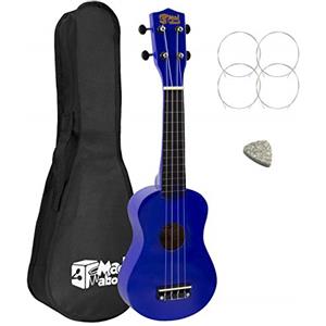 Tiger Mad About Ukulele Soprano per Mancini, Ukulele Soprano, Mano-Sinistra, Blu