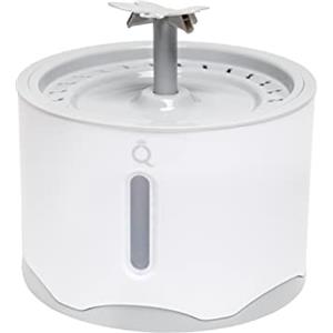 AqpetFriends Stream Fontanella Per Gatti e cani Fontana per gatti Completa con sensore di sicurezza - 2,6 Litri Colore Grigio