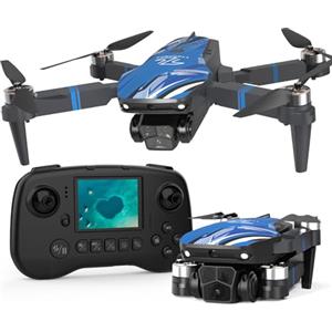 TTROARDS TT19LCD Drone con Fotocamera 4K per Adulti, Droni con 2,8 Pollici Schermo LCD Professionisti, Motore Brushless, Evitamento Ostacoli 270°, Mantenimento dell'altitudine RC Quadcopter per Principianti