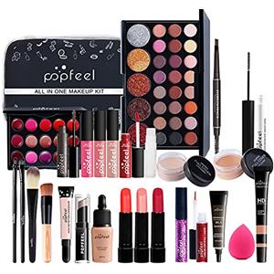 MKNZOME Professional Trucchi Donna Offerta, MKNZOME Set Trucchi Make Up Completo Kit Makeup Regalo di Natale e Compleanno Palette Ombretti Professionali Rossetti Make-up Fondotinta Correttore