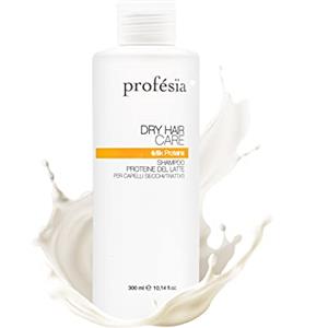 PROFESIA Shampoo per Capelli Secchi e Disidratati Con Proteine del Latte 300 ml - Idratante, Anticrespo, Rinforza, Dona Morbidezza - Professionale, Riparatore per Capelli Danneggiati