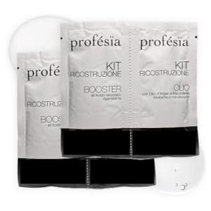 PROFESIA Kit Ricostruzione Capelli 2 Bustine x 12 ml Trattamento Capelli Danneggiati, Decolorati, Indeboliti Capelli Idratante, Trattamento Ristrutturante Capelli (2 pz)