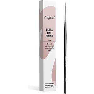 Mylee Pennello Ultrasottile da 7mm per Nail Art Gel e Applicazione Smalto. Strumento per Manicure di Qualità Professionale, Ideale per l'Uso a Casa o in Salone