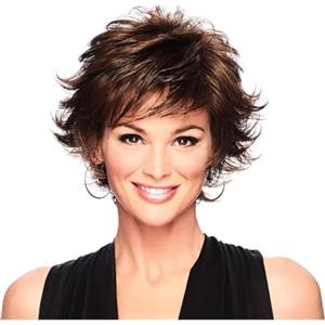 Hairdo Textured Flip Parrucca Castano Medio Ramato - parrucca taglio corto