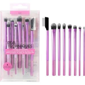 OFFCUP Set Pennelli Trucco, 8 Set di Pennelli Premium Synthetic Pennelli Trucco, Set di Pennelli per Ombretto, Set Pennelli Make Up per Sopracciglia Eyeline Occhi