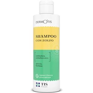 TIS farmaceutic TIS Shampoo ANTIFORFORA con Zolfo - Riduce Squame e Forfora, Dermatite Seborroica, Deterge Rinforza Capelli Grassi, Cuoio Capelluto con Seborrea, Rinforzante Contro Caduta, Stimola Ricrescita 100ml