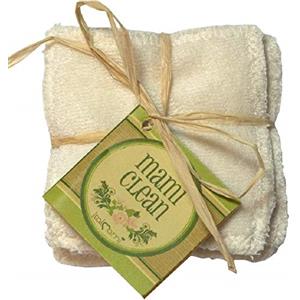 MAMICUP SALVIETTA STRUCCANTE 7x7 MADE IN ITALY IN MICROSPUGNA DI BAMBOO 5 PEZZI