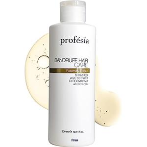 PROFESIA Shampoo Antiforfora con Rosmarino 300 ml Shampoo Capelli Grassi Purificante, Rafforza, Non secca Shampoo Professionale Capelli Anti Prurito Cuoio Capelluto, Shampoo Seboregolatore