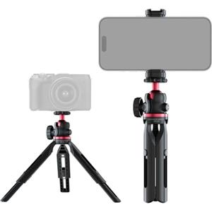 NEEWER ENTRY LEVEL VERSION Mini Treppiede Fotocamera, Piccolo Tripode Cellulare Webcam DSLR Portatile da Scrivania a 360°, Selfie Stick Grip Compatibile con iPhone Samsung Android per Video, GM-2G