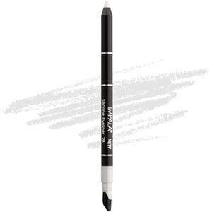 Impala - Matita Occhi Waterproof con Gomma in Silicone | 20 Bianco Perla | Texture Cremosa Facile da Applicare | Colore Intenso, Durevole e Resistente all'Acqua
