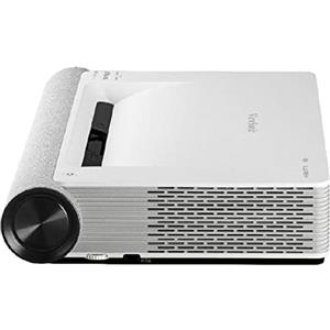 Viewsonic X2000L-4K Proiettore Laser a Ultra Corta Distanza (4K, 2000 ANSI Lumens, 2X HDMI, USB, 2X altoparlanti da 10 Watt + 2X altoparlanti da 25 Watt, Ricezione Internet 5G) Bianco