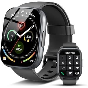 Cillso Smartwatch Uomo Donna Chiamate Bluetooth, Orologio Smart Watch con Display LCD 1.95", Contapassi/Sonno/Cardiofrequenzimetro, Impermeabil IP68 112 modalità Fitness, Fitness Tracker per Android iOS