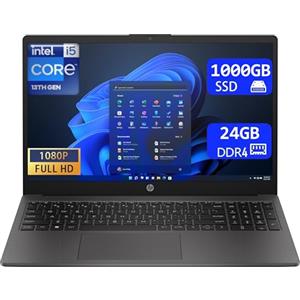 HP Notebook 250 G10, Display Laptop 15.6" Full HD, CPU Intel Core i5 13Th, 24GB Ram, 1TB (1000GB) NVMe SSD, Windows 11 Pro | Office 2021 Pro Plus | Portatile Pronto all'Uso |