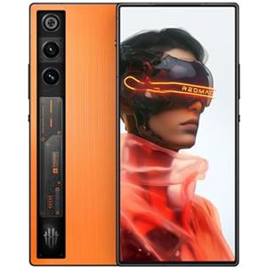 REDMAGIC 10 Air 120Hz Cellulare Gaming, Smartphone Android 5G, 16GB RAM+512GB ROM, Snapdragon 8 Gen 3, 6.8" AMOLED Schermo, FHD+ Telefono Gaming, 50MP Fotocamera, 80W Caricatore, Dual-Sim Arancione