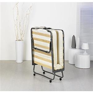 Europrimo Brandina pieghevole con materasso ortopedico e rete a doghe 80x200 cm