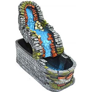 Aurora Store Ruscello Cascata Elettrico per Presepe Natale Decorazione 22 cm Pompa Non Inclusa ambientazione Scenario Paesaggio Presepe Tradizionale