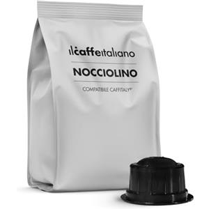 FRHOME Il Caffè Italiano Capsule Compatibili Con Caffitaly Nocciolino - 100pz | Capsule Compatibili Con Caffitaly, Cremosa e Sfiziosa | Made In Italy | Frhome