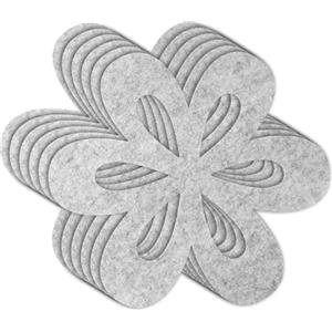 flintronic Separatori Pentole - Proteggi Pentole e Salvapadelle - Set 6 Pezzi (35.5CM) - Perfetti per Pentole e Padelle Antiaderenti in Acciaio Inox, Ghisa, Ceramica (Grigio)