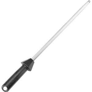 Sharpeak Lunghezza Totale da 45 cm/Asta da 30 cm Acciaino Professionale con Guide Angolari di Affilatura Integrate, Acciarino Affilacoltelli Professionale Acciaini, Affilatori, Affilacoltelli HRC 65