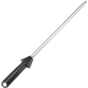 Sharpeak (un marchio di SHARPAL) 110R Totale 45 cm/Asta 30 cm Acciaino Diamantato Monocristallina con Guide Angolari Integrate, Grana Extra Fine 1200, Acciaino Professionale Affilacoltelli in Diamante