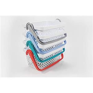 Ecoplast Cesta multiuso portabiancheria stendibiancheria OOPLA con ganci per appenderla
