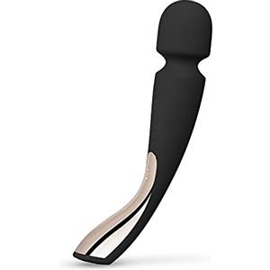 LELO SMART WAND 2 Medium Massaggiatore Wand, Massaggiatore per il Piacere e per Ridurre la Tensione, Magic Wand Impermeabile e Senza Fili. Vibratore Donna e Uomo Wireless, Black