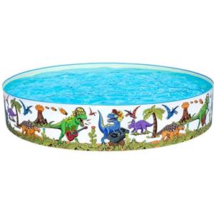 Bestway 55001-6 Piscinetta rigida per bambini Dinosauri, 3 anni+