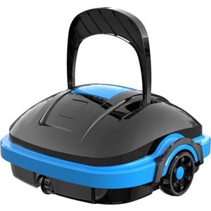 WYBOT Robot Piscina Fuori Terra per Piscina da 50m², Robottino Pulitore con Doppia Motricità e Parcheggio Autonomo | Robot Piscina Pulitore Senza Fili con Batteria Nero
