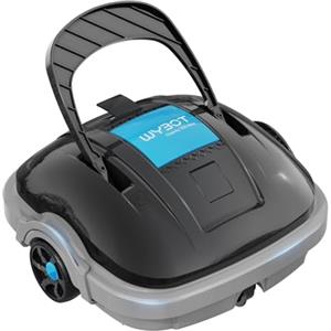 WYBOT Robot Piscina Fuori Terra per Piscina da 80m², Robottino Pulitore con Doppia Motricità e Parcheggio Autonomo | Robot Piscina Pulitore Senza Fili con Batteria Autonomia 100 Min Grigio scuro