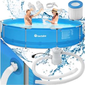 TecTake 800580 - Piscina, Pellicola Spessa e Robusta, Facile Montaggio e Smontaggio - Modelli Differenti (Tipo 3 | No. 402896)