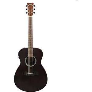 YAMAHA FSX400 Chitarra Elettro-Acustica - Corpo Concert Compatto, Scala 25", Spaziatura Corde Ridotta, Bracing Scalloped, Preamplificatore System-75 con Pickup e Accordatore - Smoky Black