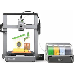 Creality Hi Combo (A) Stampante 3D Multicolore con CFS, 500mm/s Alta Velocità, Autolivellamento, Lettura Filamento e Estrusore Anti-Blocco, 95% Preassemblato, Struttura Metallica 260x260x300 mm