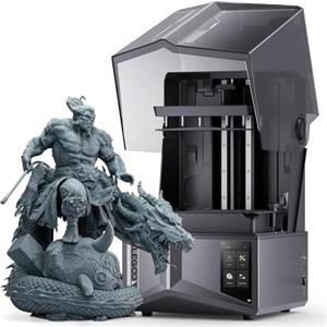 ELEGOO Saturn 4 Ultra Resina Stampante 3D, LCD 12K Mono da 10", Stampa ad Alta Velocità da 150 mm/h, Livellamento Automatico Intelligente, Trasferimento WiFi, 218,88x122,88x220 mm³