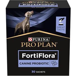 PURINA PRO PLAN Canine FortiFlora - Supplemento probiotico per cani, confezione da 30 bustine