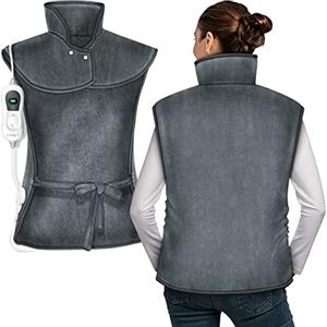 sinnlein Termoforo Elettrico, 60x85cm, Riscaldante per Spalle, Collo e Schiena | Coperta Termica Cervicale | 3 Livelli di Calore | Spegnimento Automatico