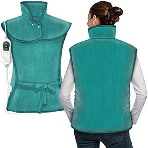 sinnlein Termoforo Elettrico, 60x85cm, Riscaldante per Spalle, Collo e Schiena | Coperta Termica Cervicale | 3 Livelli di Calore | Spegnimento Automatico